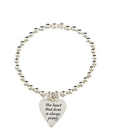 The Heart That Loves Sterling Silver Bracelet